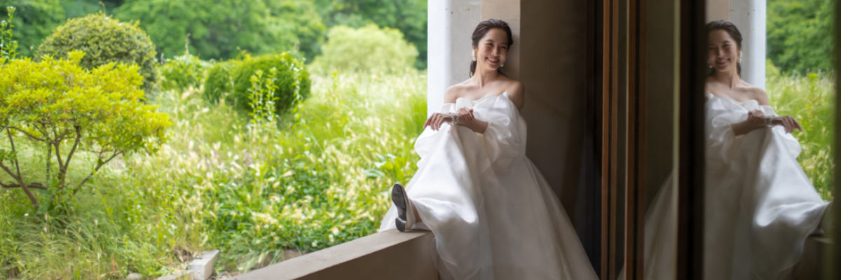 自然と新婦